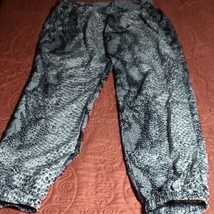 Lily White Black and Gray Leopard Print Fabric